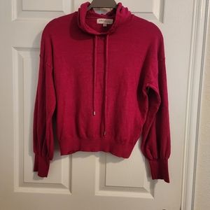 Philosophy hoodie top M rose red